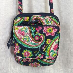 Vera‎ Bradley Crossbody Bag Floral Paisley Small Hipster